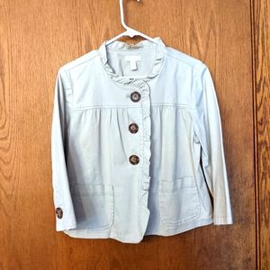 Charter Club Cotton Teddy Khaki Jacket